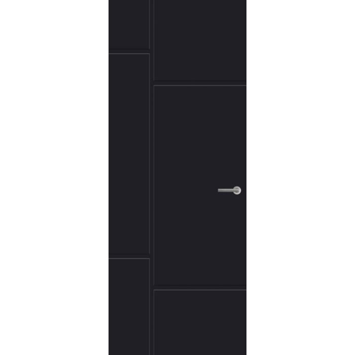 Svedex Front FR550 Lijndeur Diep Zwart (maatwerk)