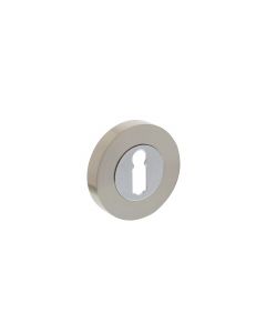 Intersteel Rozet met sleutelgat rond chroom (set)