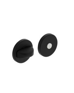 Intersteel Rozet met toilet-/badkamersluiting ø50x2mm aluminium zwart