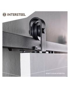Intersteel Schuifdeursysteem Basic Top mat zwart