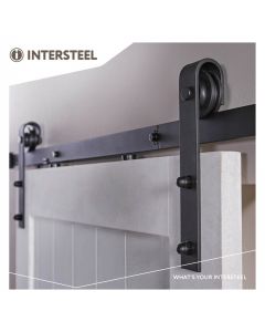 Intersteel Schuifdeursysteem Basic mat zwart