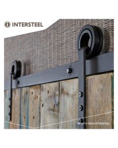 Intersteel Schuifdeursysteem Modern mat zwart