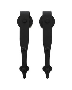 Intersteel Set van 2 hangrollen Classic 290 mm mat zwart