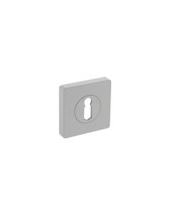 Intersteel Rozet met sleutelgat vierkant 55x55x10 mm wit