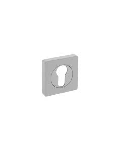 Intersteel Rozet met profielcilindergat vierkant 55x55x10 mm wit