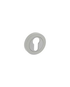 Intersteel Rozet met profielcilindergat rond ø52x10 mm wit