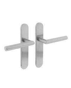 Intersteel Deurkruk Jura op schild blind rvs geborsteld