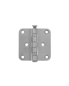 Intersteel Kogellagerscharnier  76x76x2,5mm afgerond tot 50 kilo rvs geborsteld
