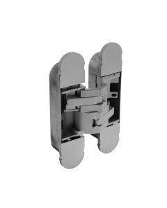 Intersteel Scharnier 130 x 30 mm zamak – zilvergrijs 3D verstelbaar