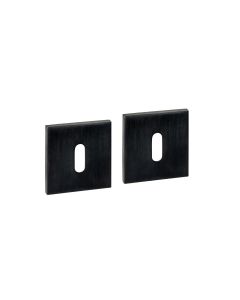 Intersteel Sleutelrozetten verdekt 53x53x6mm PVD zwart