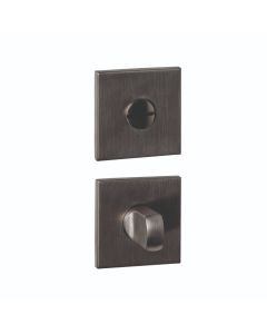 Intersteel WC-sluiting verdekt 53x53x6mm met stift 6-8mm PVD antraciet