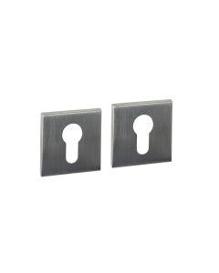 Intersteel Cilinderrozetten verdekt 53x53x6mm rvs