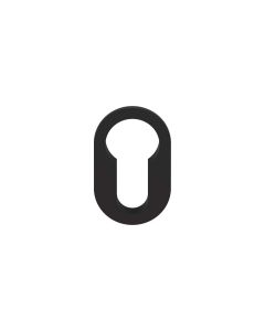 Cilinderrozet Orbit MINIMAL zwart