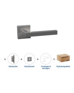Skantrae Sluitwerkpakket 2036 Squared klavier RVS