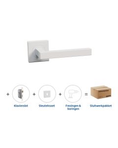 Skantrae Sluitwerkpakket 2044 Squared 16 Regular klavier WIT