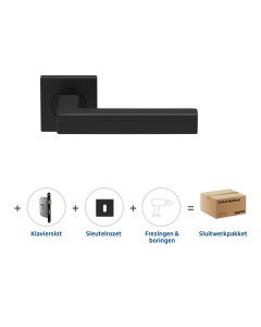 Skantrae Sluitwerkpakket 2065 Squared 16 regular sleutel BRONS