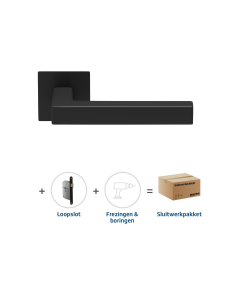 Skantrae Sluitwerkpakket 2067 Squared 20 flat loop ZWART