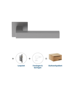 Skantrae Sluitwerkpakket 2071 Squared 20 flat loop RVS