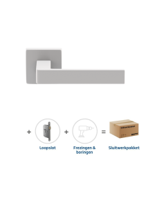 Skantrae Sluitwerkpakket 2079 Quadrate 28 regular loop WIT