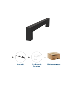 Skantrae 2092 Squared deurgreep 20x300 ZWART