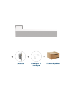 Skantrae Sluitwerkpakket 814 Squared 20 minimal loop WIT