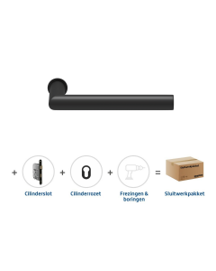 Skantrae Sluitwerkpakket 839 Orbit 19 minimal cilinder ZWART