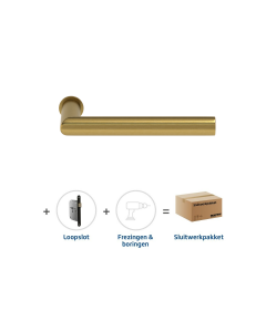 Skantrae Sluitwerkpakket 903 Orbit 19 minimal loop MAT MESSING