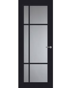 Svedex Front FR501 Glasdeur Diep Zwart (maatwerk)