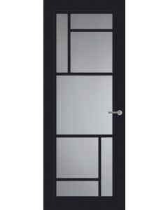 Svedex Front FR509 Glasdeur Diep Zwart (maatwerk)