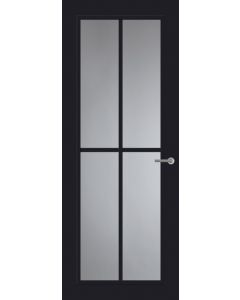 Svedex Front FR510 Glasdeur Diep Zwart (maatwerk)
