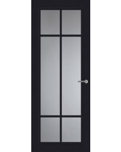 Svedex Front FR513 Glasdeur Diep Zwart (maatwerk)