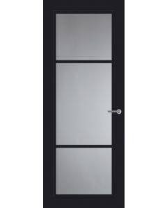 Svedex Front FR515 Glasdeur Diep Zwart (maatwerk)