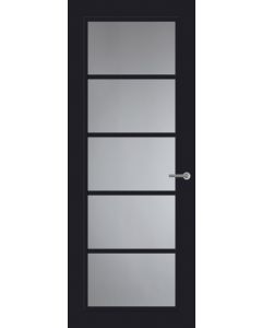 Svedex Front FR516 Glasdeur Diep Zwart (maatwerk)