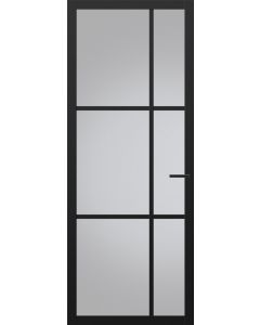Svedex Nova Design NDB906 Glasdeur Diep Zwart  (maatwerk)