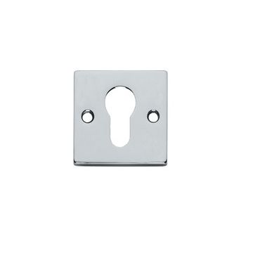 Intersteel Bau-stil cilinderrozet vierkant groot - Chroom 0016.318417
