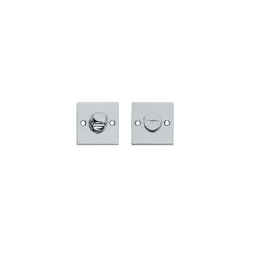 Intersteel Bau-stil toiletgarnituur vierkant groot - Chroom 0016.318460