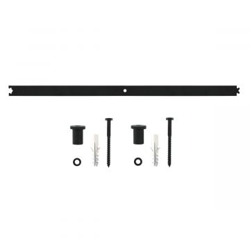 Intersteel Schuifdeursysteem – tussenrail 90 cm mat zwart