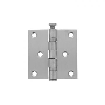 Intersteel Kogellagerscharnier 76x76x2,5mm recht tot 50 kilo rvs geborsteld