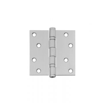 Intersteel Kogellagerscharnier 89x89x2,5mm recht tot 70 kilo rvs geborsteld