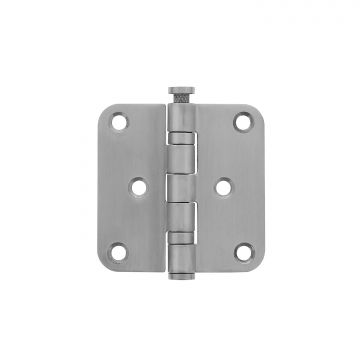 Intersteel Kogellagerscharnier  76x76x2,5mm afgerond tot 50 kilo rvs geborsteld