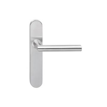 Intersteel - deurkruk Jura op ovaal verdekt langschild met veer (blind) RVS 1235.129711