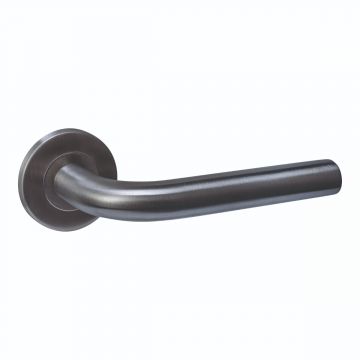 Intersteel Deurkruk Q 02 op rozet verdekt ø52x6mm PVD antraciet