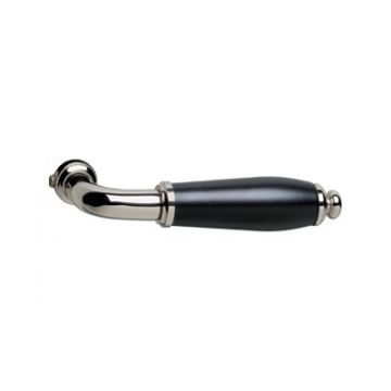 Intersteel deurkruk Courgette (nikkel - zwart hout) 0018.020600