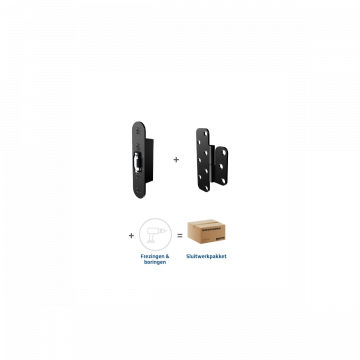 Skantrae Hardwarepakket 3201 SlimSeries XS scharnier zwart
