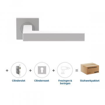 Skantrae Sluitwerkpakket 2056 Squared 20 regular cilinder WIT