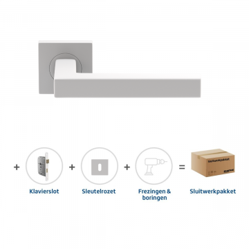 Skantrae Sluitwerkpakket 2057 Squared 20 regular sleutel WIT