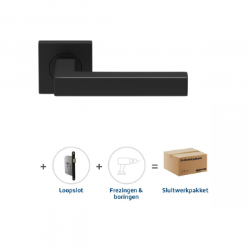 Skantrae Sluitwerkpakket 2063 Squared 16 regular loop BRONS