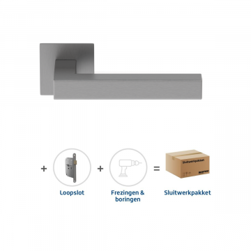 Skantrae Sluitwerkpakket 2071 Squared 20 flat loop RVS