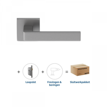 Skantrae Sluitwerkpakket 2083 Quadrate 28 regular loop RVS
