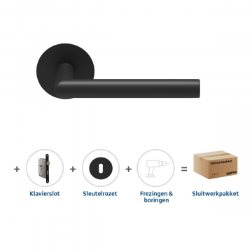 Skantrae Sluitwerkpakket 2133 Orbit 19 flat sleutel ZWART